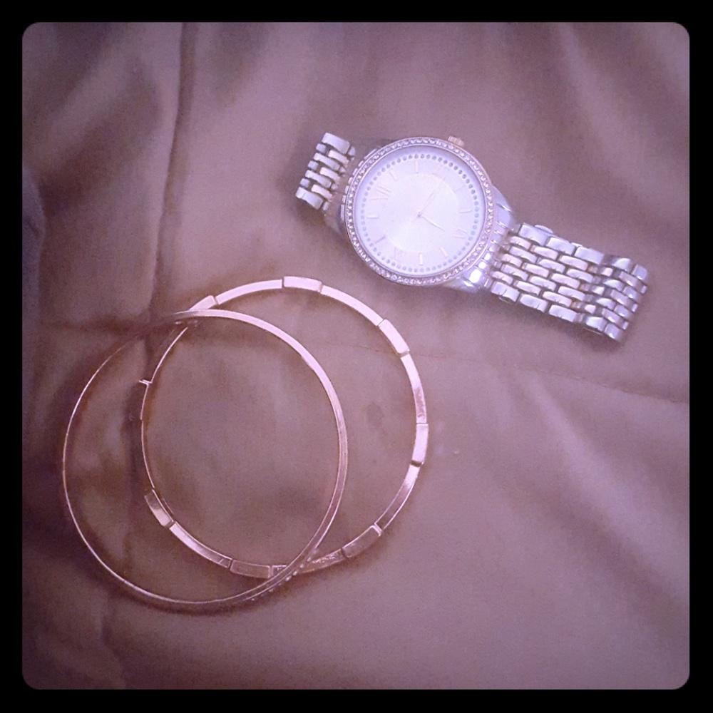 A watch and two bracelets